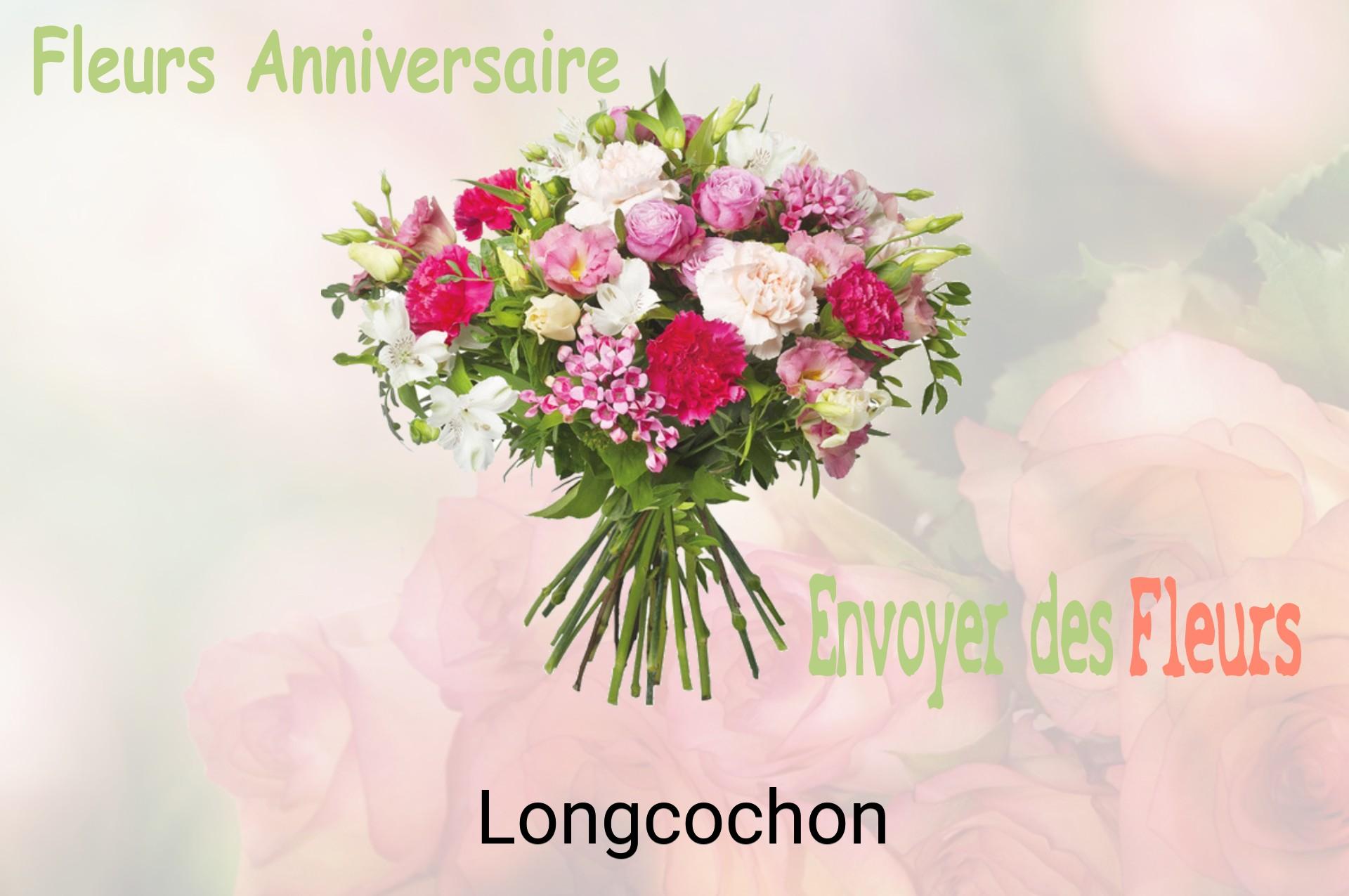 Bouquet de fleurs d’anniversaire livré à Longcochon